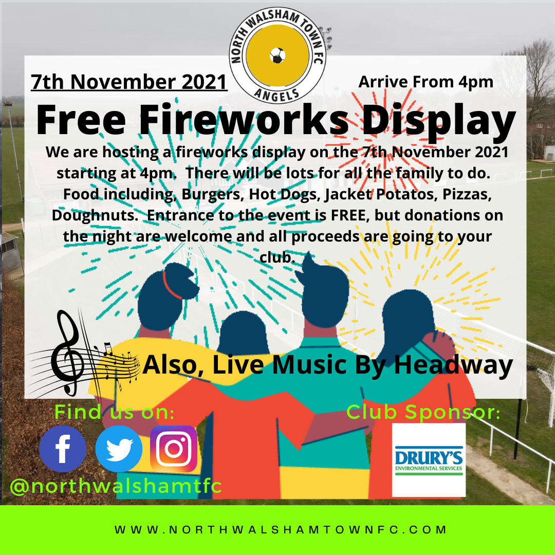 Fireworks Night 7th November&nbsp;2021