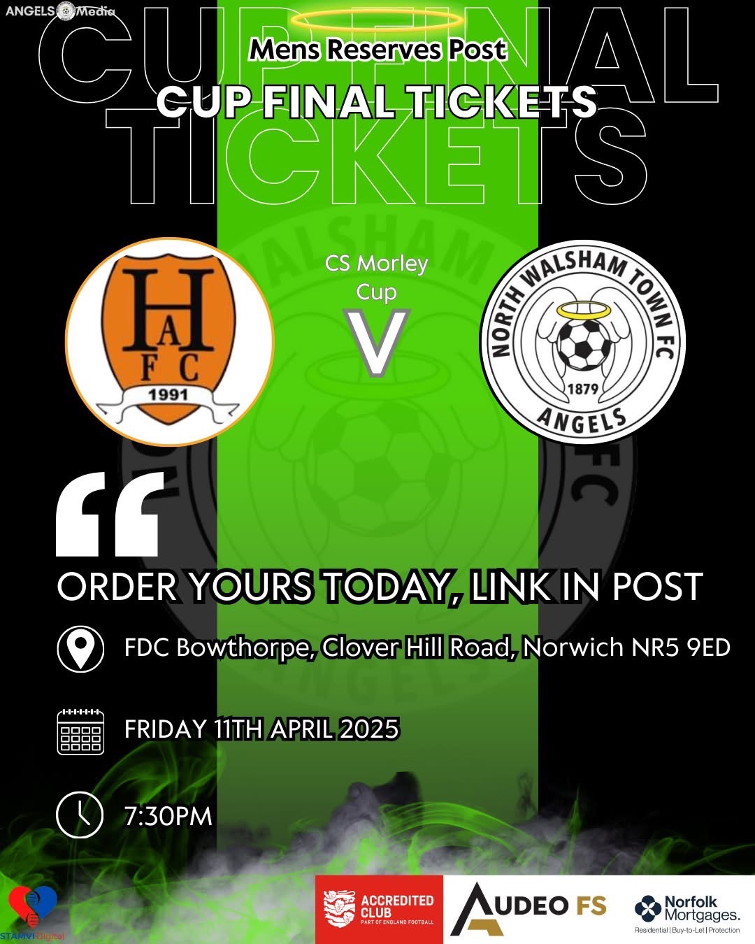 Reserves go through to cup final – Fri 11th&nbsp;April